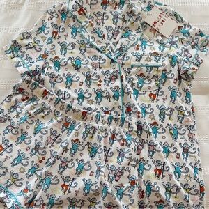 NWT Roller Rabbit Palm Beach Exclusive Polo Pajamas